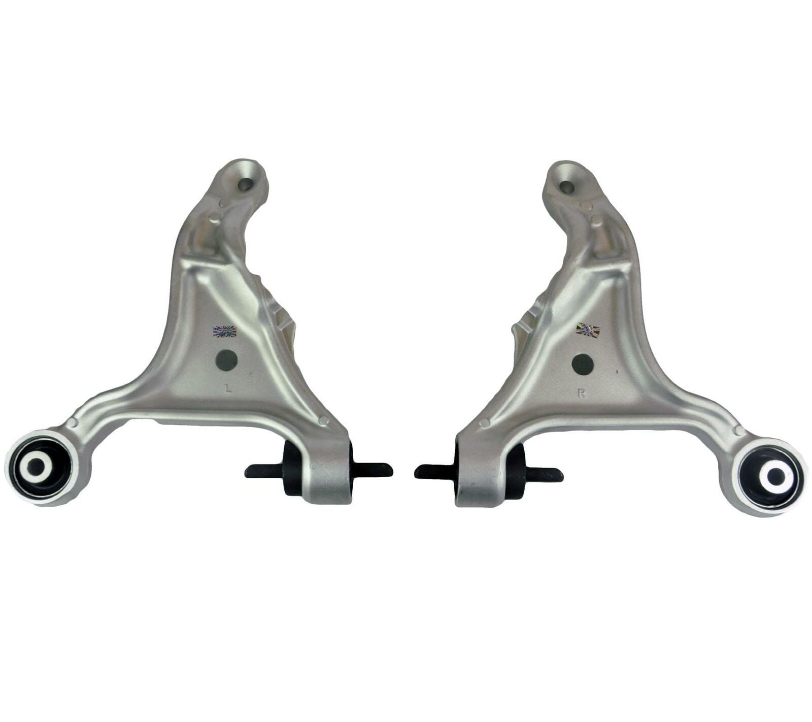Pair Of Front Lower Suspension Wishbone Track Control Arms With Bushes For Volvo S60, V70 8623957