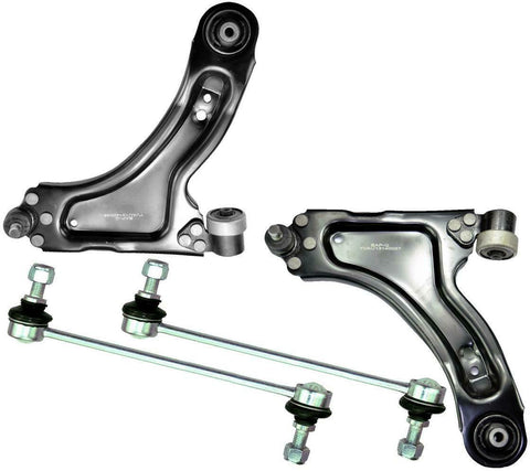 For Vauxhall Corsa C Front Suspension Lower Wishbone Arms & Drop Links Kit