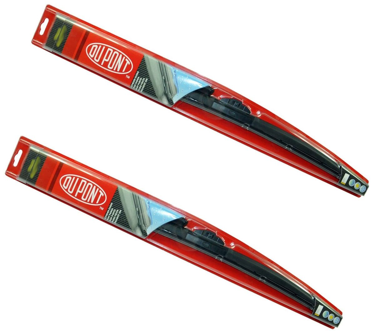 Genuine DUPONT Hybrid Wiper Blades Set 533mm/21" + 660mm/26''