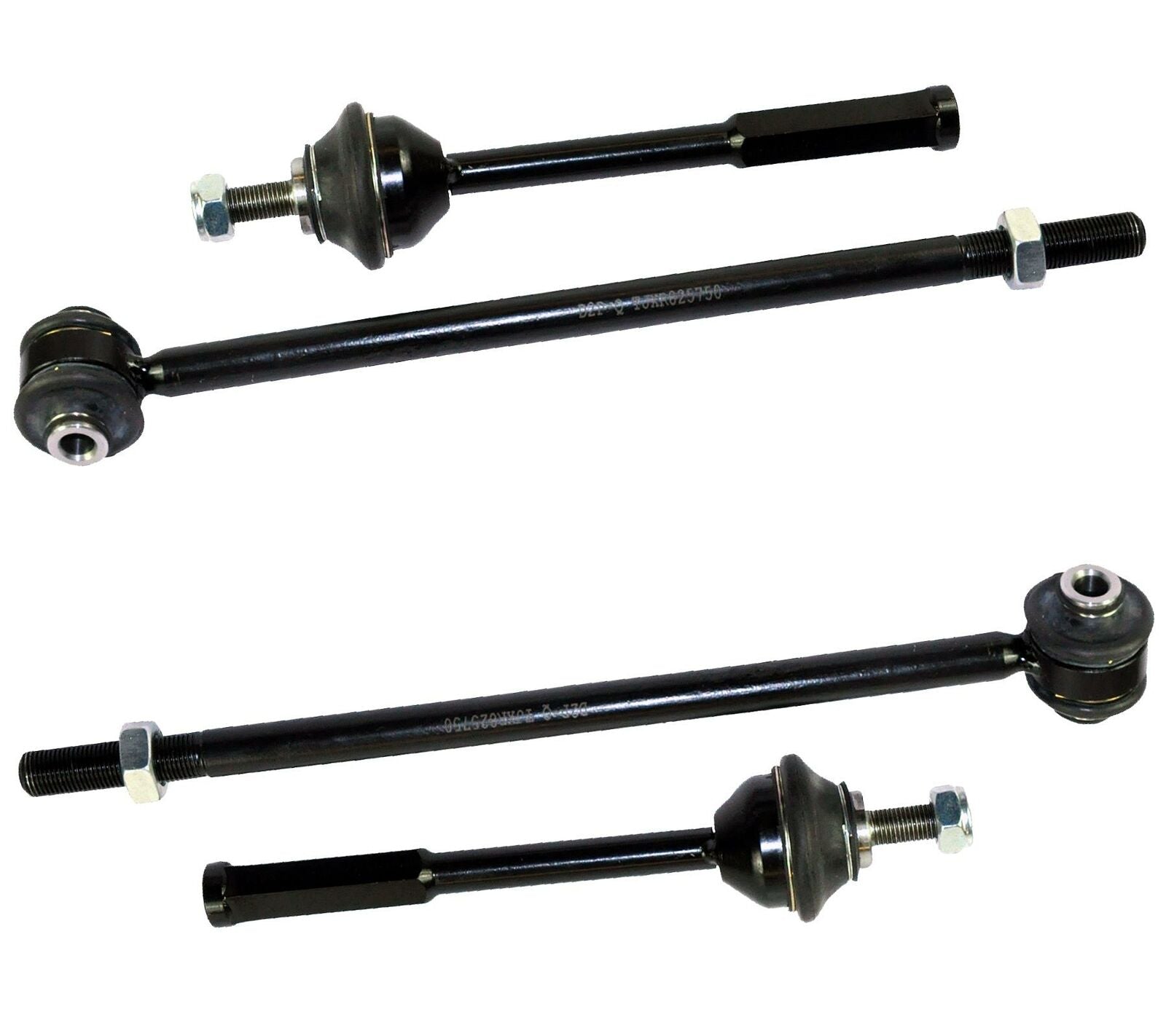 Pair Of Rear Tie Rod Link Bars / Track Rod Arm Stabiliser Links For Jaguar S-Type Ccx 3358901