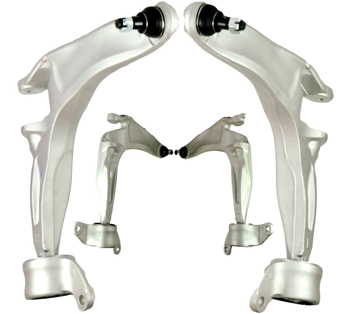 Pair Of Front Lower Suspension Wishbone Track Control Arms For Honda Civic Mk8 (2005-2016)