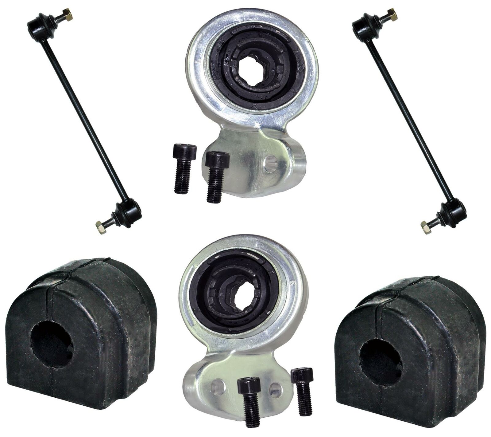 BMW E46 FRONT STABILIZER ANTI ROLL BAR RUBBER BUSHES,DROP LINKS & BUSHES