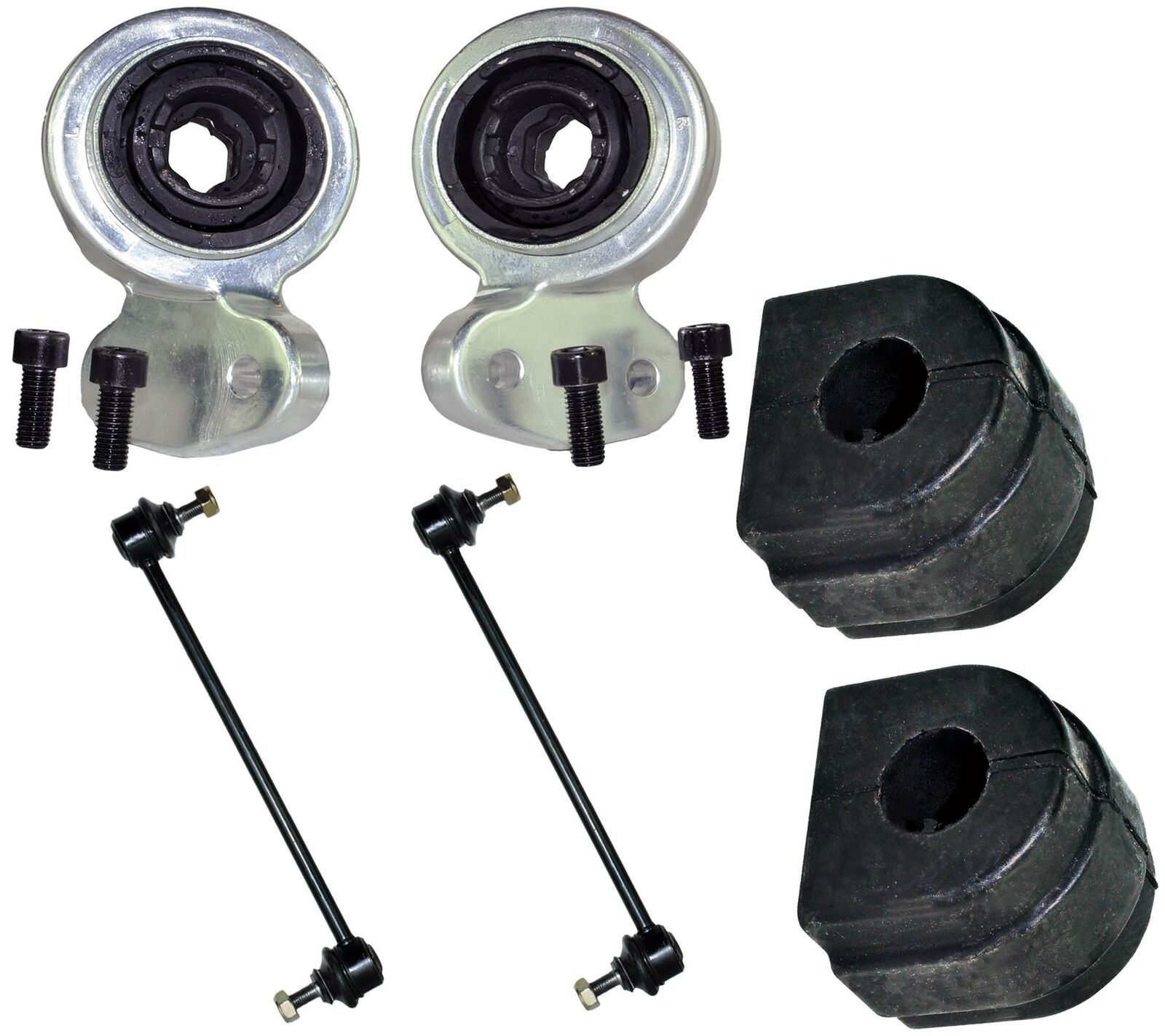 BMW E46 FRONT STABILIZER ANTI ROLL BAR RUBBER BUSHES,DROP LINKS & BUSHES