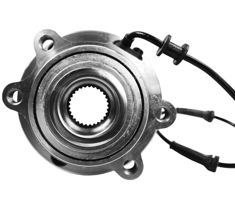 Front Hub Wheel Bearing Kit Inc ABS Sensor For Nissan Pathfinder R51