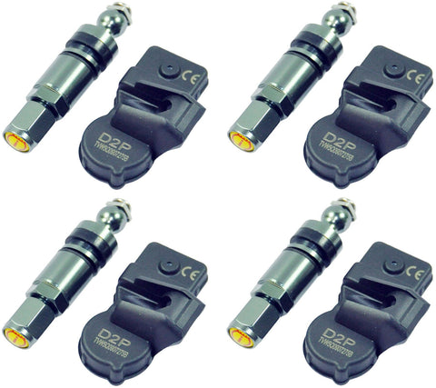 Set Of 4 Tyre Pressure Sensor Tpms Valve For Audi/Vw/Seat/Skoda/Bentley/Porsche-D2P Autoparts